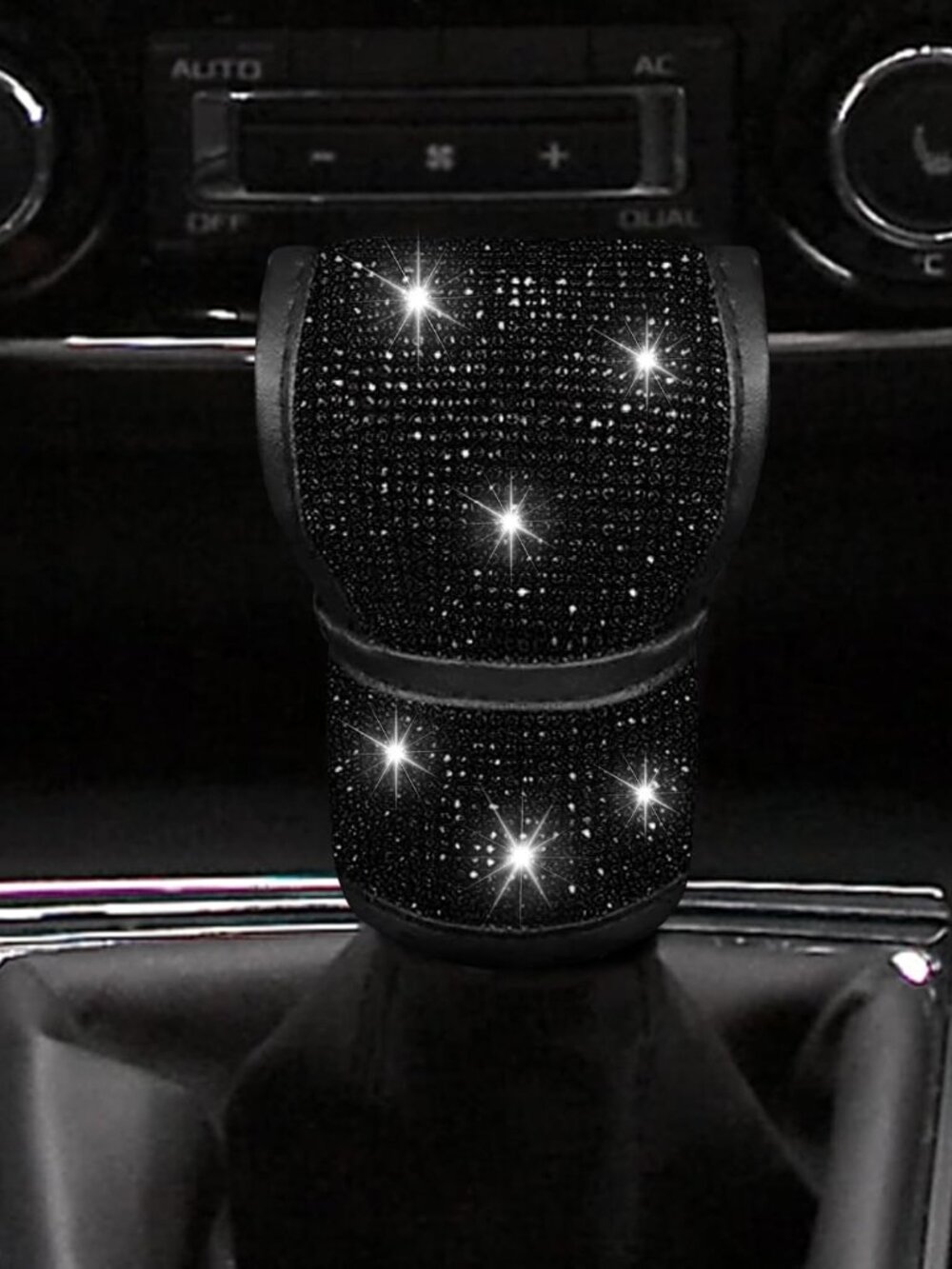 Bling Auto Gear Shift Knob Cover, Car Knob Gear Stick Protector, Auto Shift Gear
